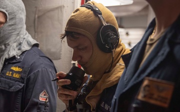 USS Abraham Lincoln conducts routine operations.