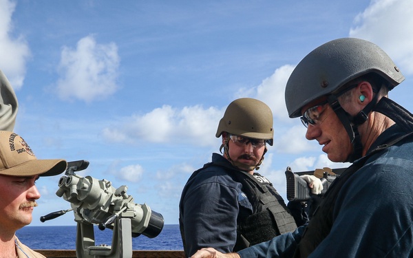 Frank E. Petersen Jr. hosts carrier strike group 3