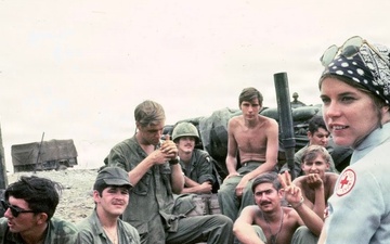 Vietnam-Era Donut Dolly Dorner Carmichael Continues Service with Red Cross in Powidz