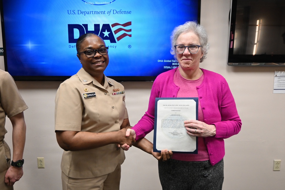 Navy Medicine Readiness and Training Command New England Conducts Nov. Awards Ceremony