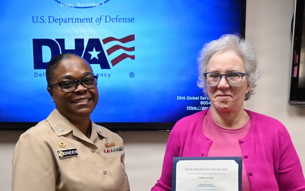 Navy Medicine Readiness and Training Command New England Conducts Nov. Awards Ceremony