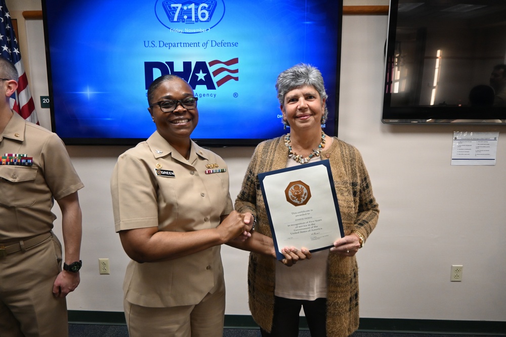 Navy Medicine Readiness and Training Command New England Conducts Nov. Awards Ceremony