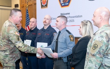 FTIG first responders recognized for saving woman's life