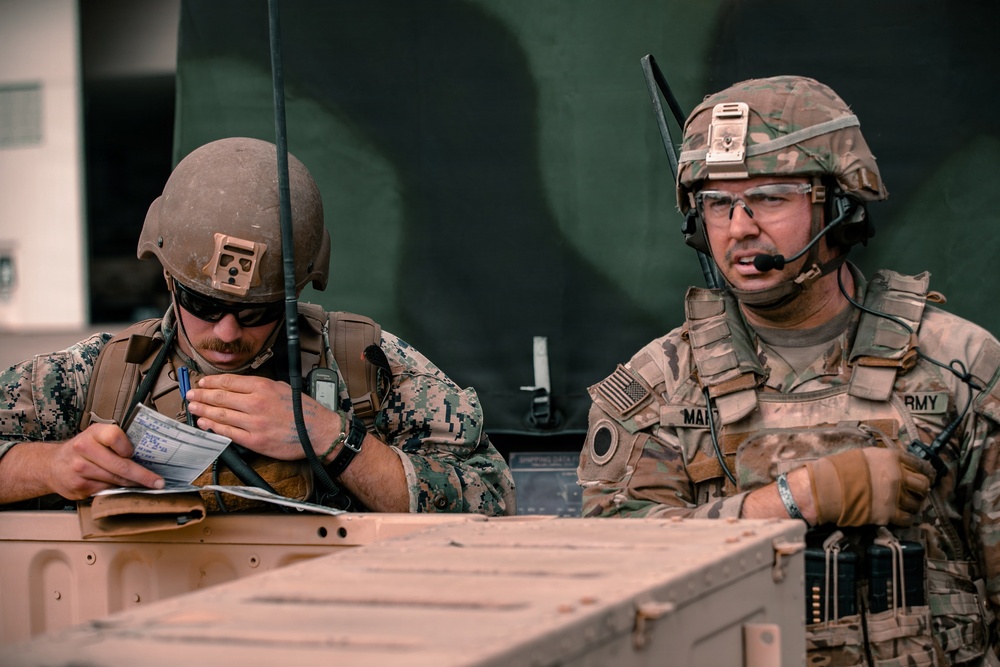 1-148th Infantry Regiment participates in Relentless Valor 25 joint training exercise