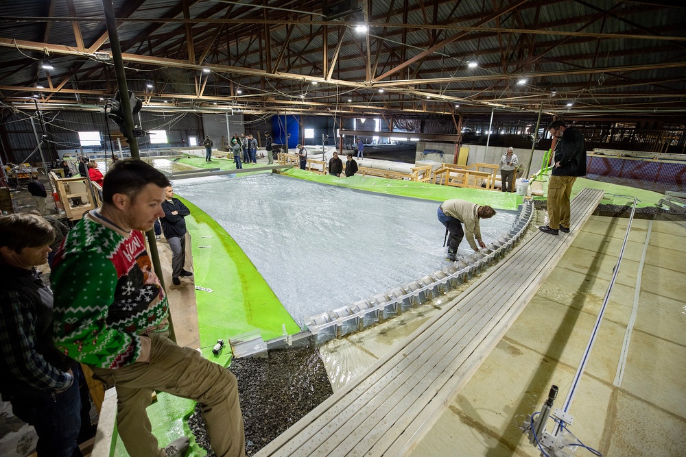 Comprehensive scale model guides mega dam safety project for spillway improvements