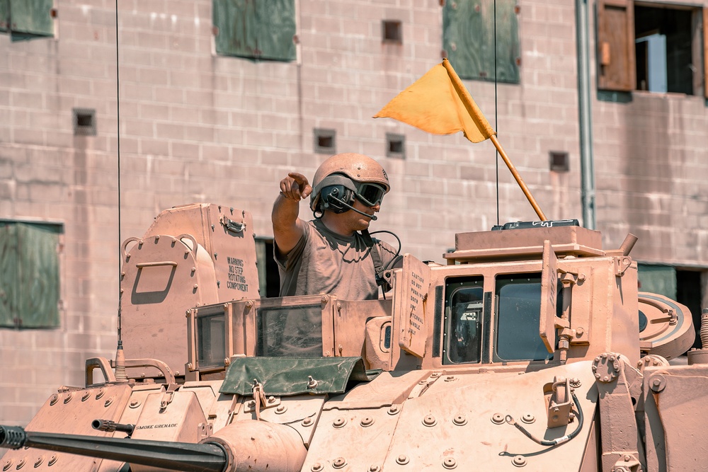 1-145th Armored Regiment trains for urban combat operations