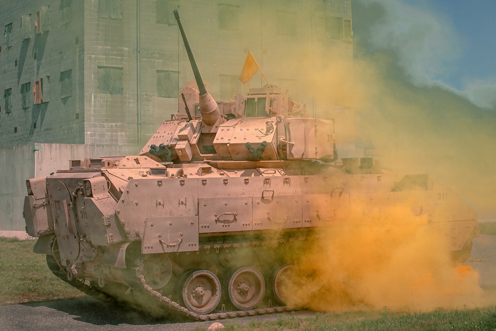 1-145th Armored Regiment trains for urban combat operations