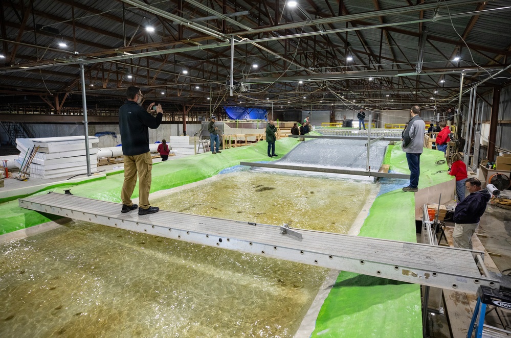 Comprehensive scale model guides mega dam safety project for spillway improvements