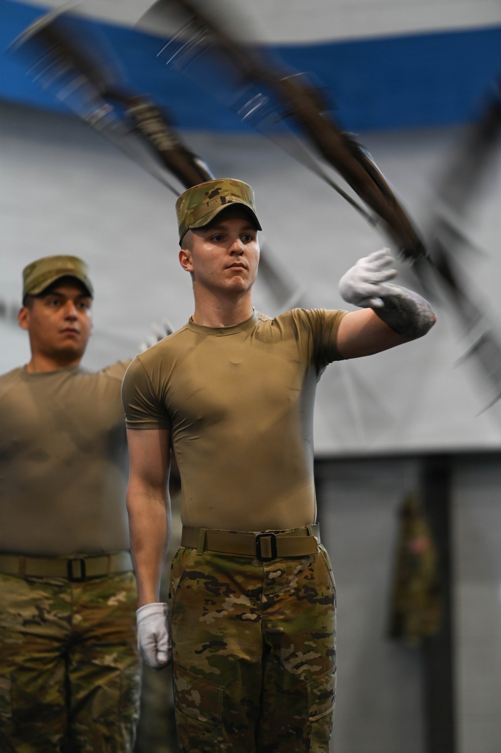 U.S. Air Force Honor Guard Drill Team Practice