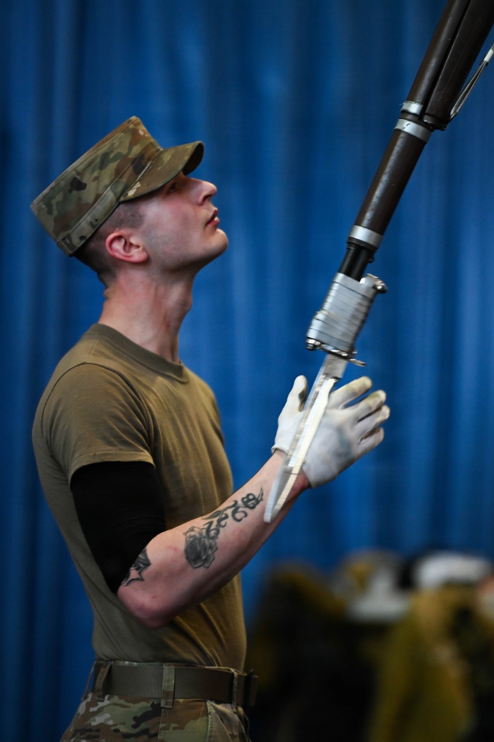 U.S. Air Force Honor Guard Drill Team Practice
