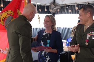 MCAS Iwakuni remembers fallen Marines with a candle light vigil (Radio)