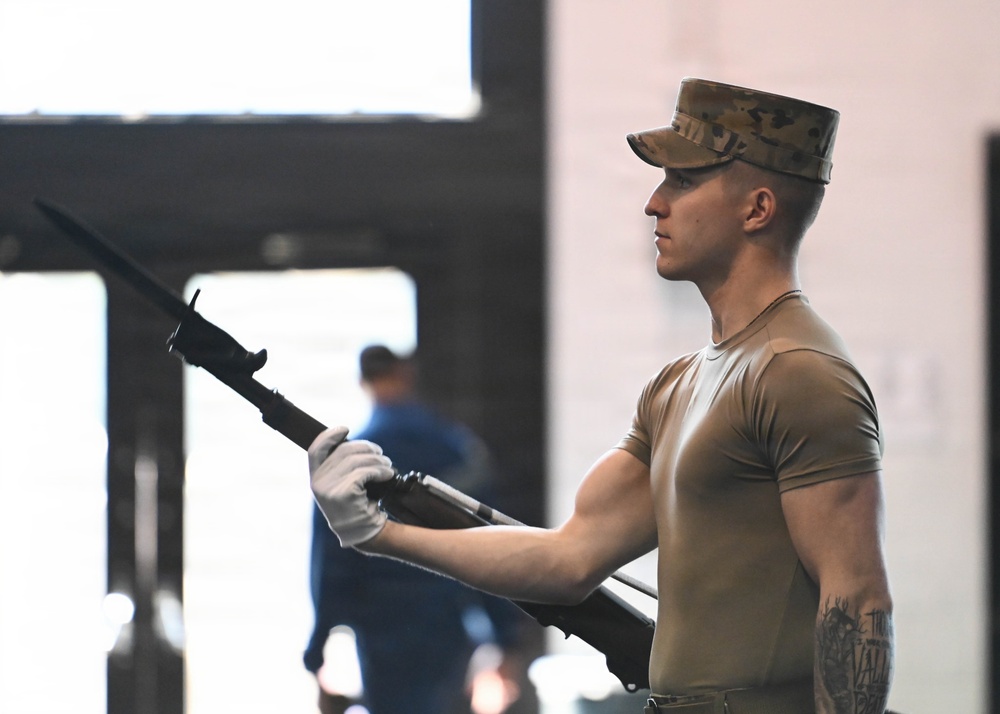 U.S. Air Force Honor Guard Drill Team Practice