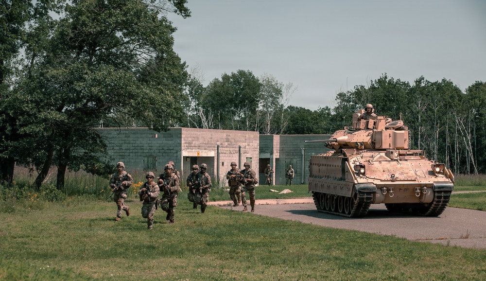 1-145th Armored Regiment trains for urban combat operations