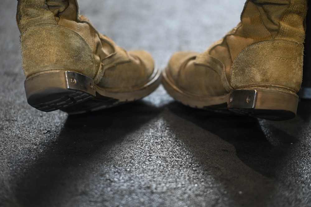 U.S. Air Force Honor Guard Drill Team Practice