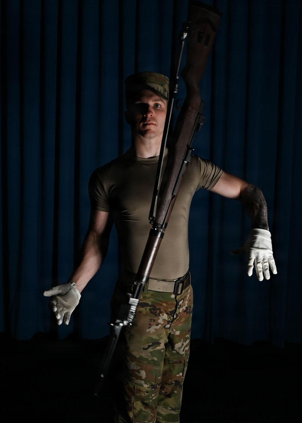 U.S. Air Force Honor Guard Drill Team Practice