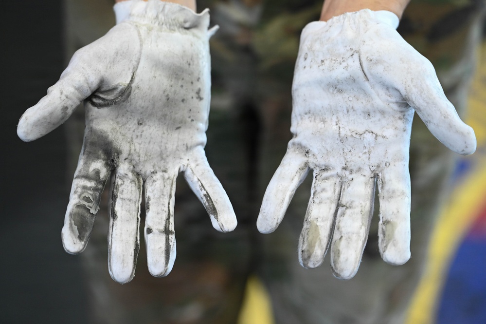 U.S. Air Force Honor Guard Drill Team Practice