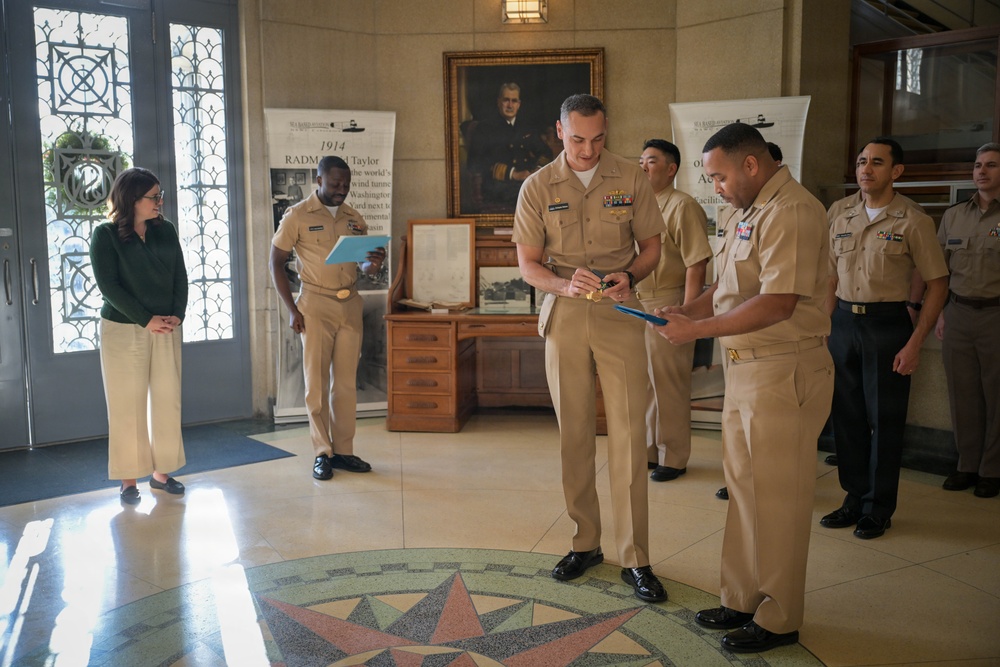Yeoman Chief Petty Officer Delcon Ferguson Receives Navy and Marine Corp Commendation Medal