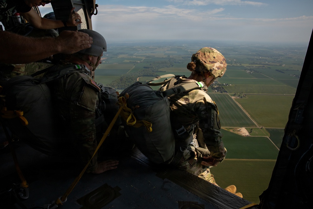 412th Civil Affairs Battalion conducts airborne operations