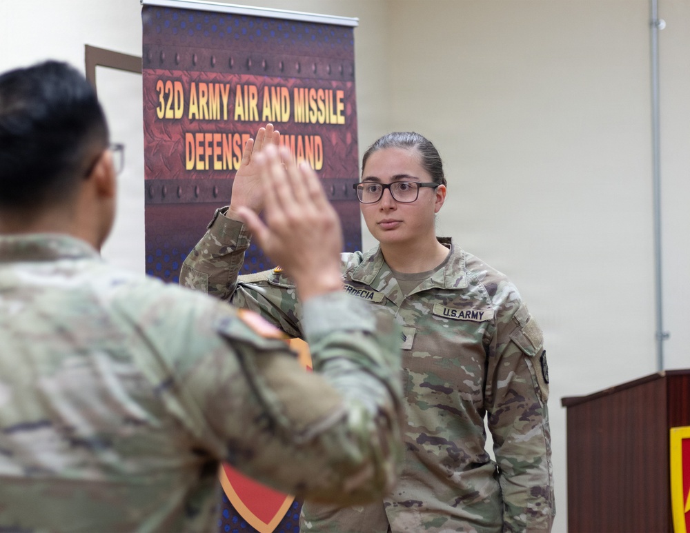 32d Army Air and Missle Defense Command Reenlistment