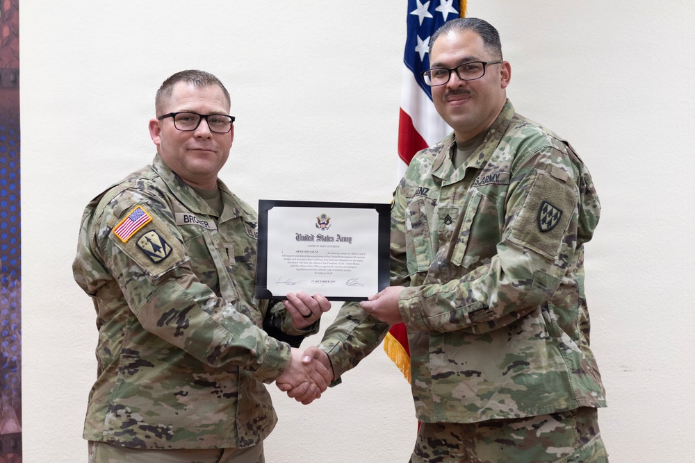 32d Army Air and Missile Defense Command Reenlistment