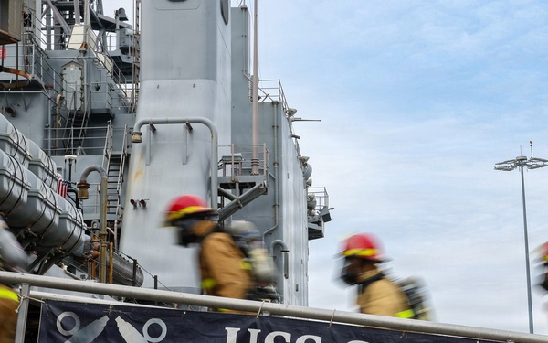 USS Gunston Hall (LSD 44) 8010 Drill