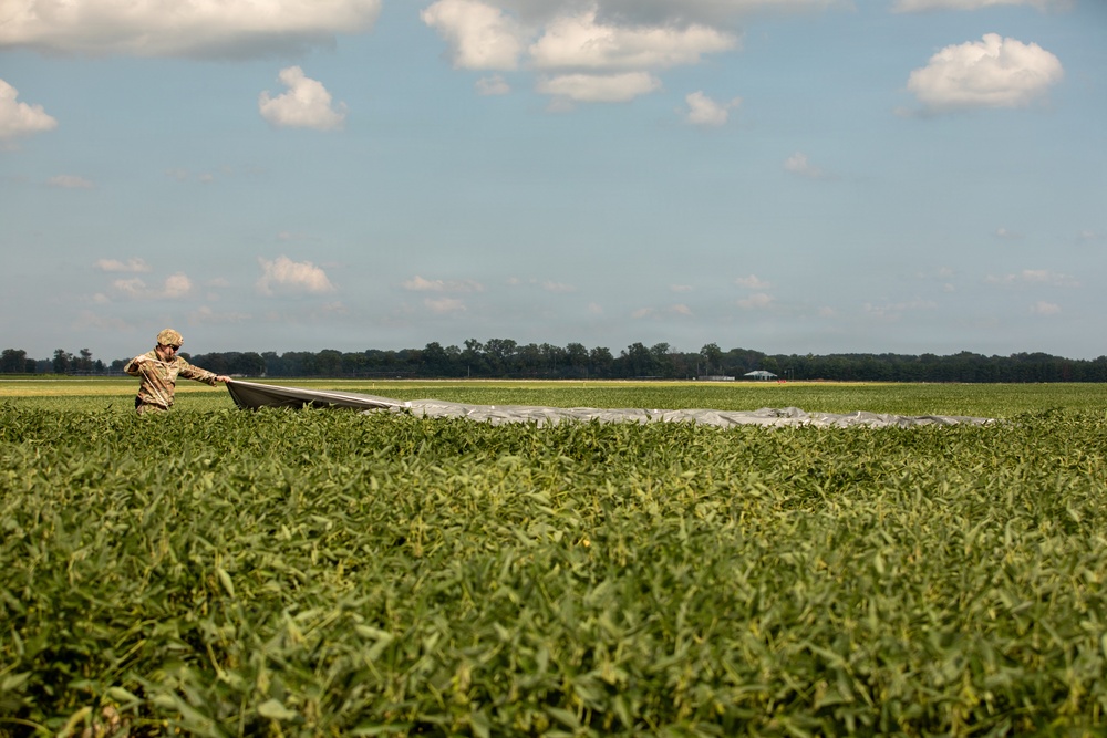 412th Civil Affairs Battalion conducts airborne operations