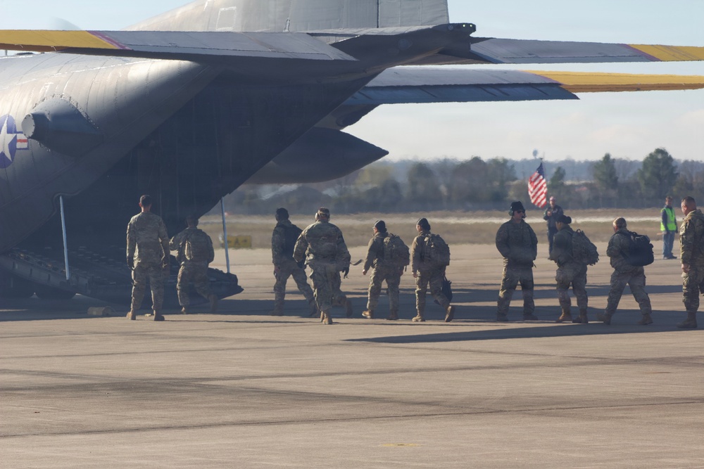 142 Field Artillery Brigade Soldiers head to Washington, D.C. mission