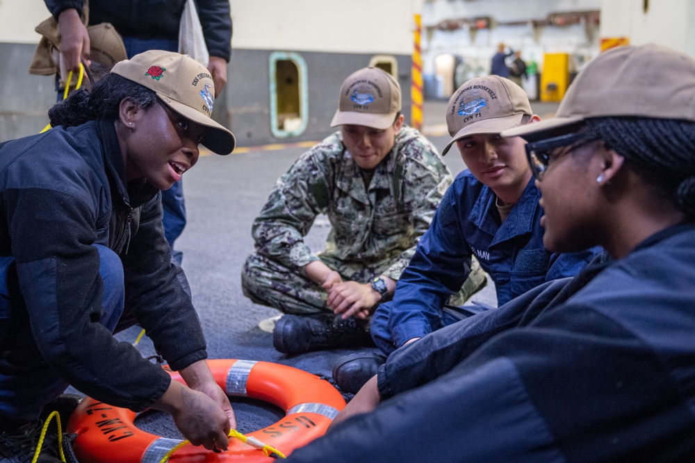 USS Theodore Roosevelt Holiday Stand Down