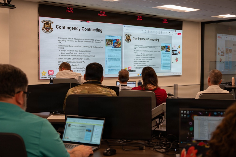 USACE Sacramento District’s Emergency Operations Center Hosts Crisis Management Team Training with Flood Fight Exercise