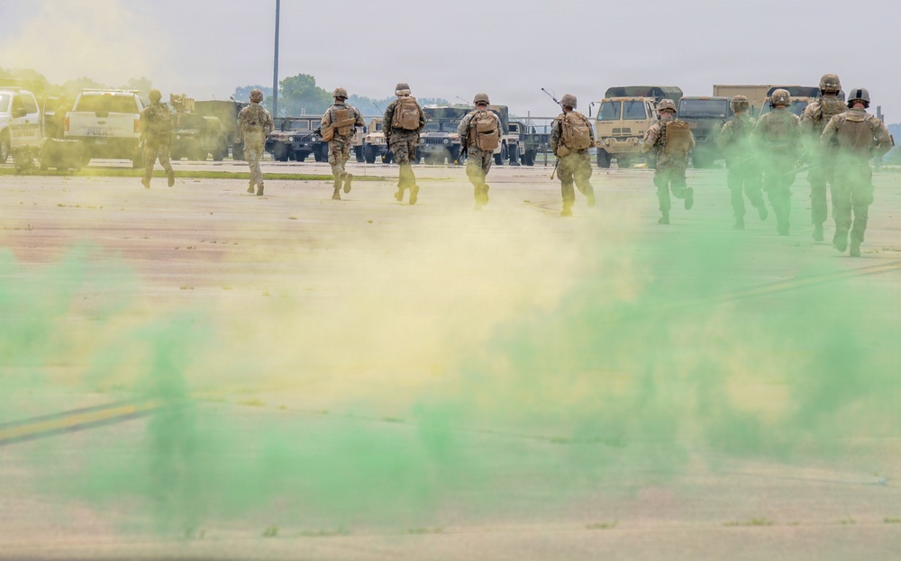 1-148th Infantry Regiment participates in Relentless Valor 25 joint training exercise