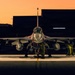 311th Aircraft Maintenance Unit works on F-16 Fighting Falcons day and night