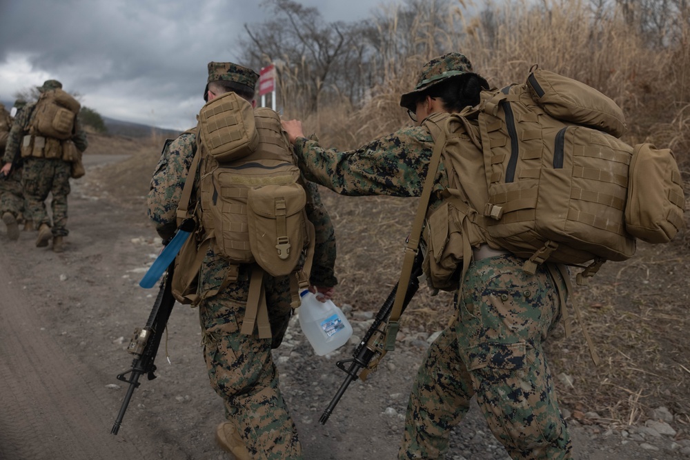 3rd Marine Logistics Group Hikes During Komodo 26.2 Field Exercise