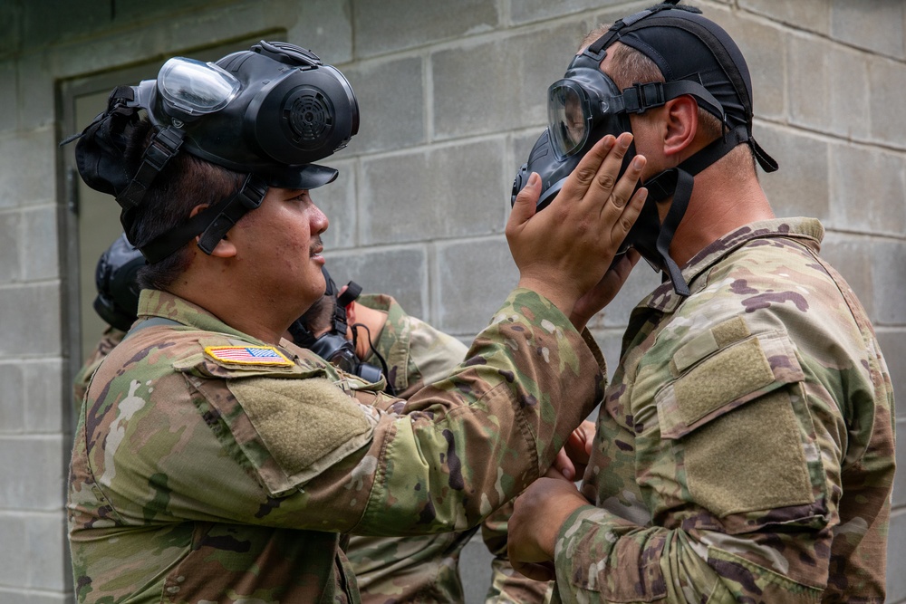 412th Civil Affairs Battalion CBRN training