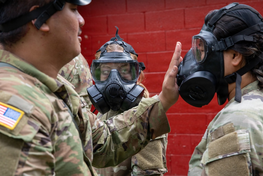 412th Civil Affairs Battalion CBRN training