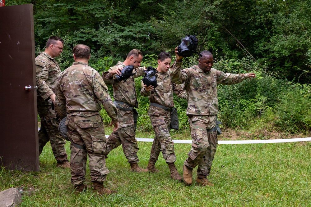 412th Civil Affairs Battalion CBRN training