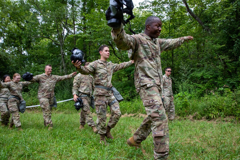 412th Civil Affairs Battalion CBRN training