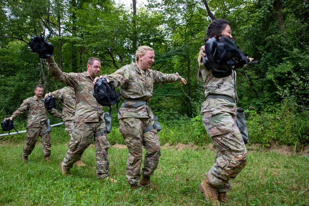 412th Civil Affairs Battalion CBRN training