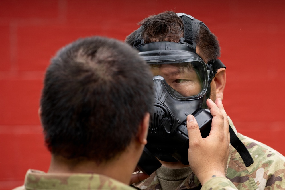 412th Civil Affairs Battalion CBRN training