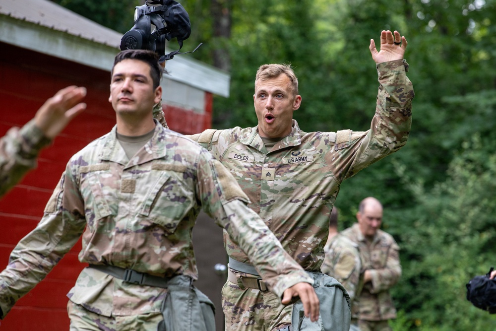 412th Civil Affairs Battalion CBRN training