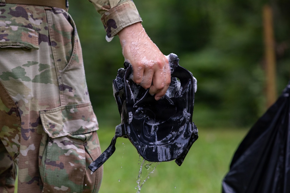 412th Civil Affairs Battalion CBRN training