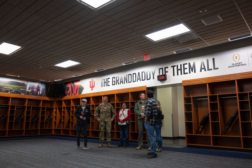 Whiteman AFB leadership tours the Tournament of Roses