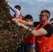 Marines volunteer in vine removal event to aide Okinawa City residents