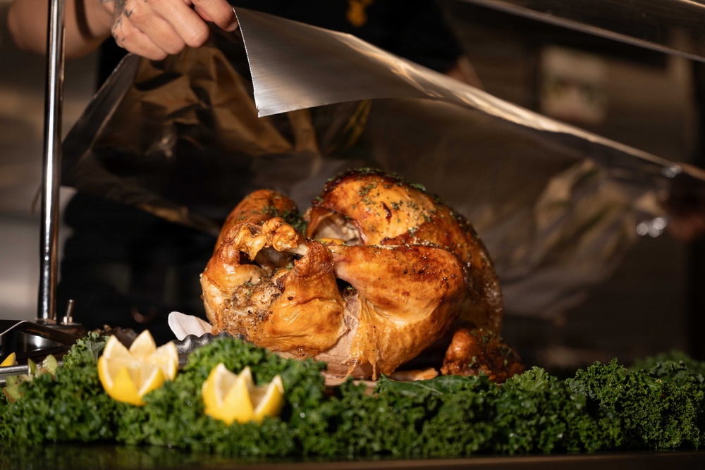 IKE celebrates Thanksgiving in the Shipyard