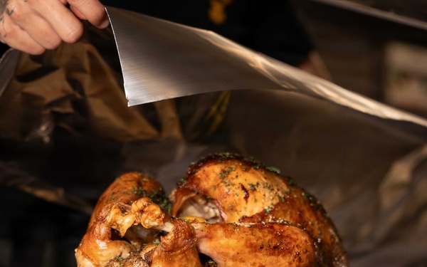 IKE celebrates Thanksgiving in the Shipyard