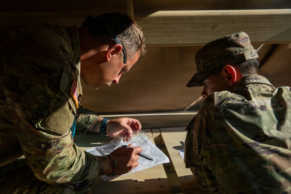 412th Civil Affairs Battalion land navigation