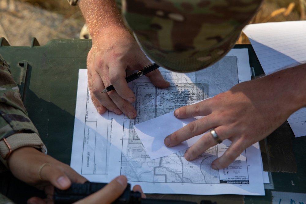 412th Civil Affairs Battalion land navigation