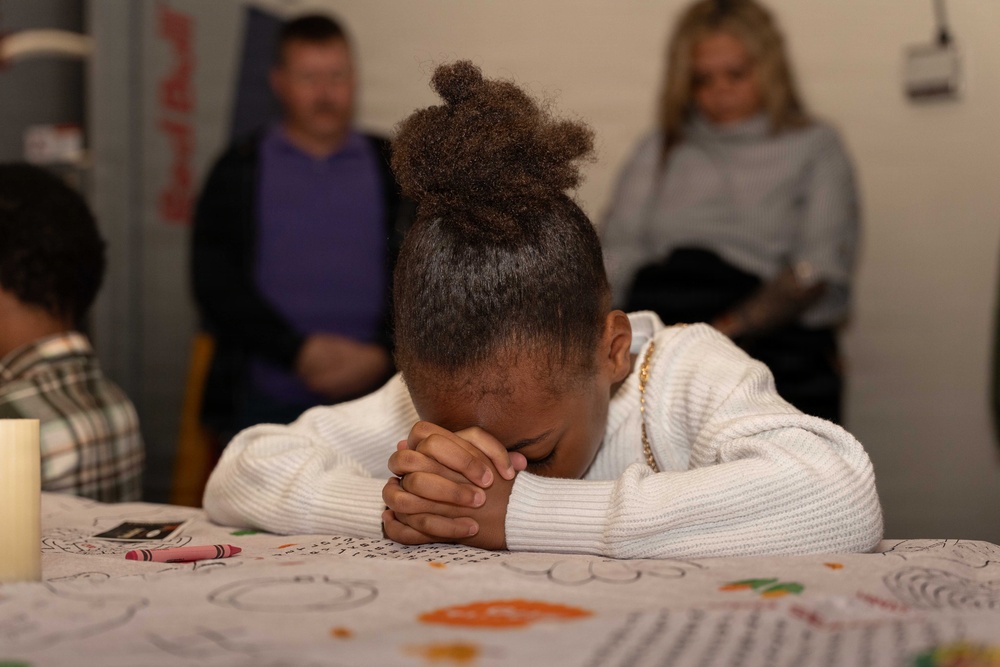 IKE celebrates Thanksgiving in the Shipyard