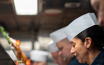 IKE celebrates Thanksgiving in the Shipyard