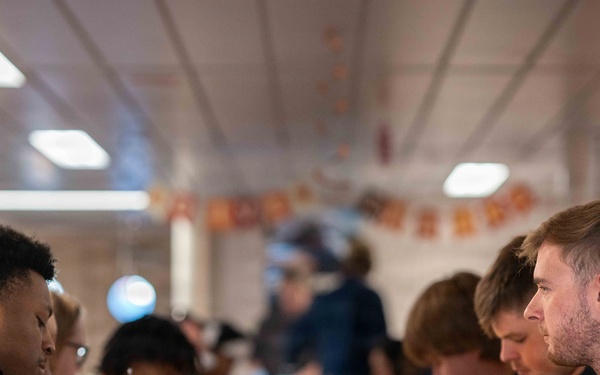 IKE celebrates Thanksgiving in the Shipyard