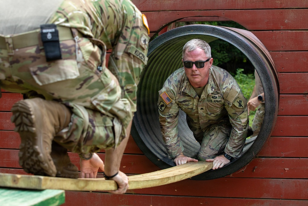 412th Civil Affairs Battalion leader reaction course